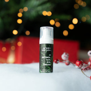 Green Keratin 30ml #RTN (RETINOL 0.1%) Crème intense pour le contour des yeux, Sans Parfum